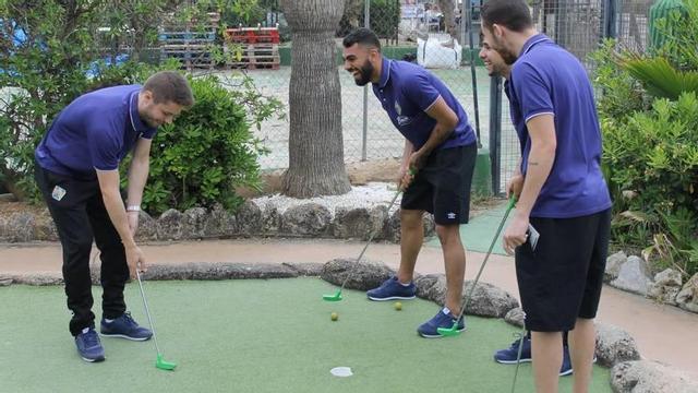Minigolf para liberar tensiones