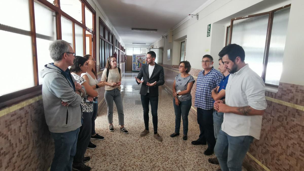 Reunión en el Sagrado Corazón tras el incendio