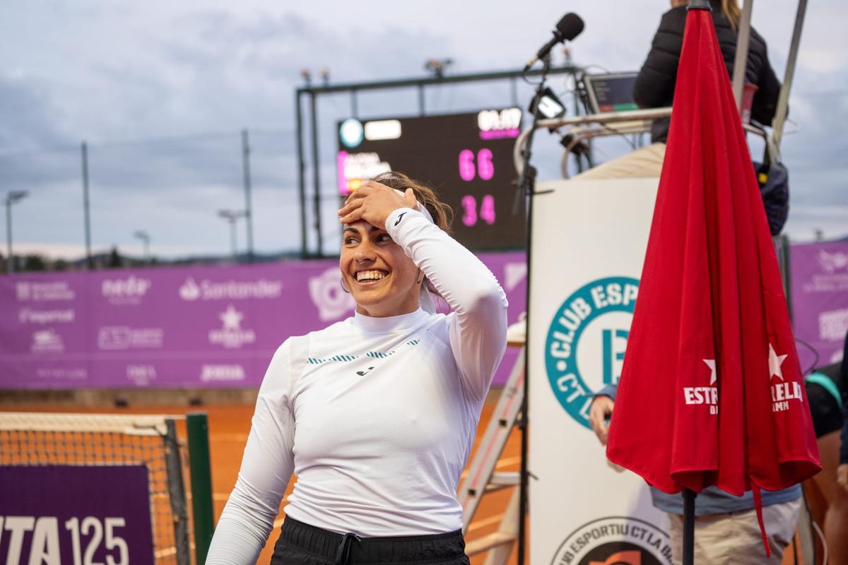 La tenista de Palafrugell Aliona Bolsova.