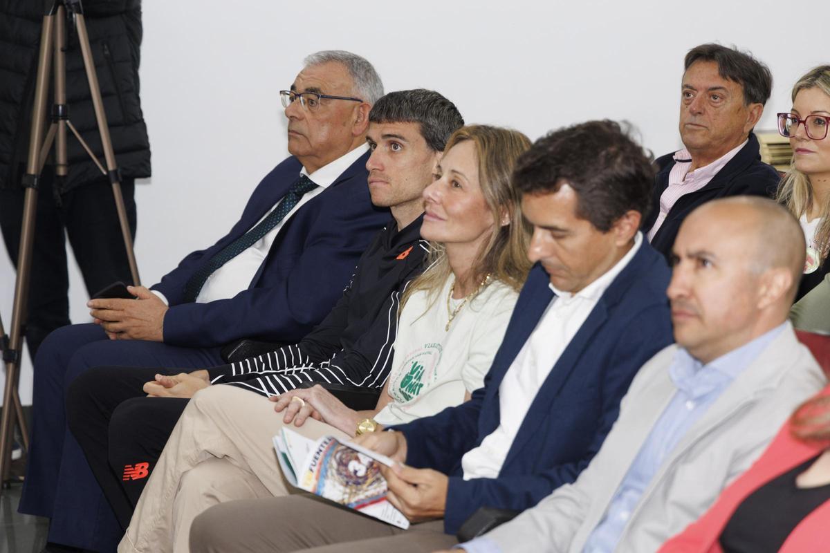 Mariano García, en la presentación del Triatlón de Fuente Álamo
