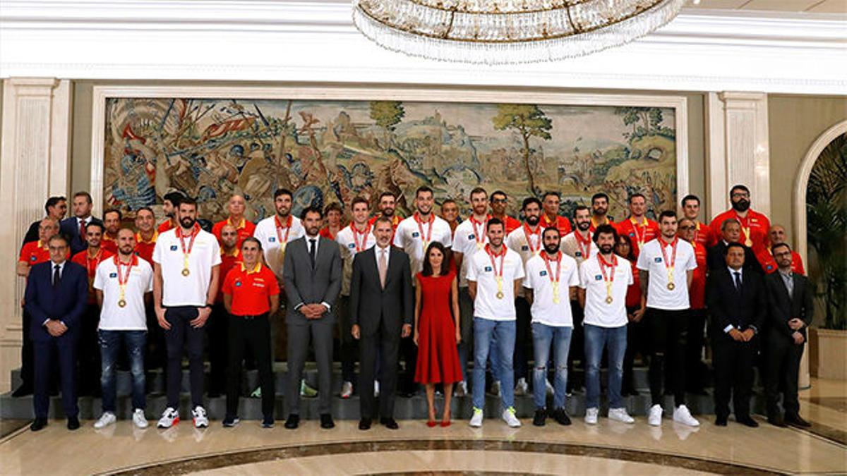 Los reyes, orgullosos de la selección, elogian su esfuerzo que ha dado fruto