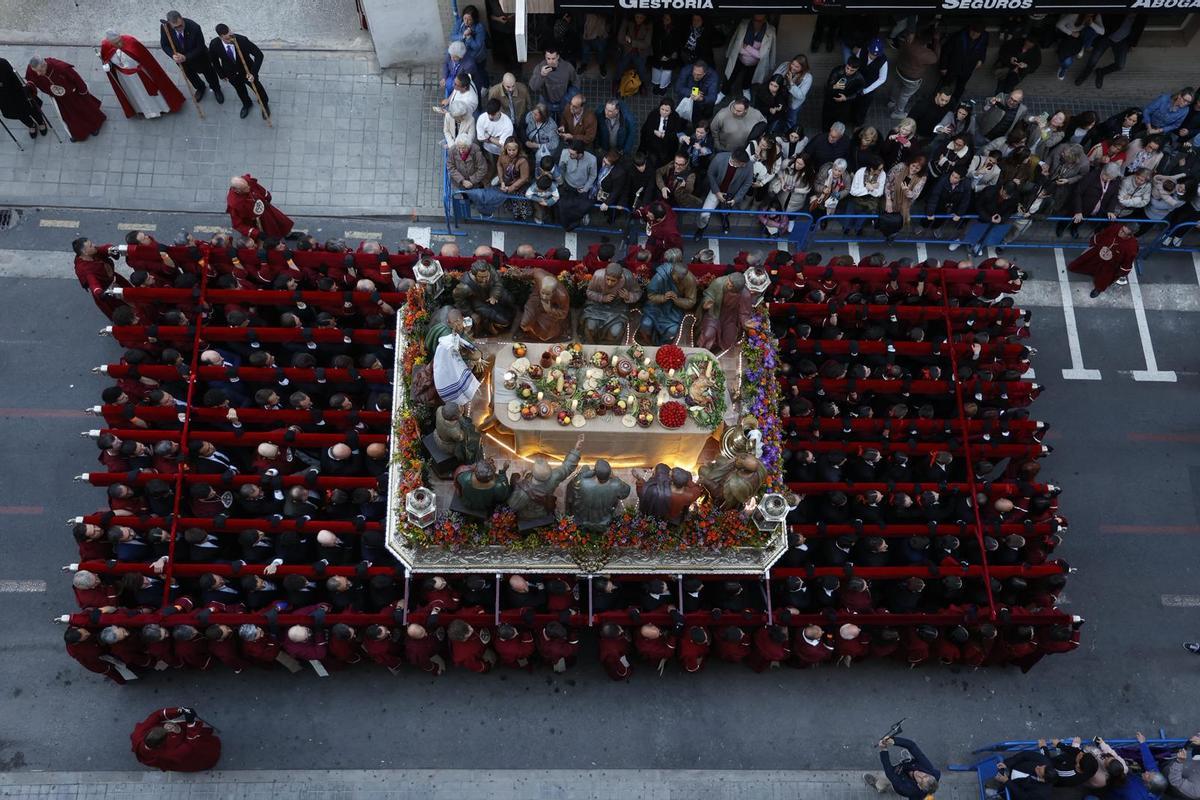 Semana Santa en Alicante 2026: Procesión de la Hermandad de la Santa Cena en el Jueves Santo