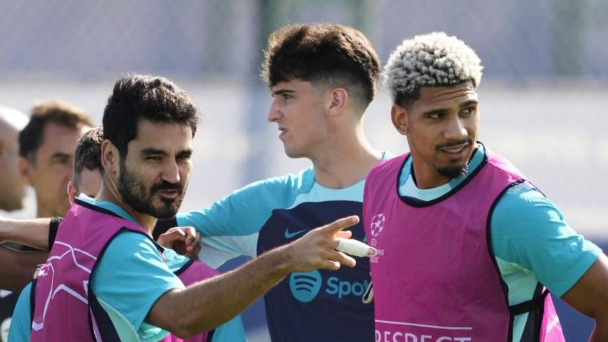 El regate de Vini ante el Braga