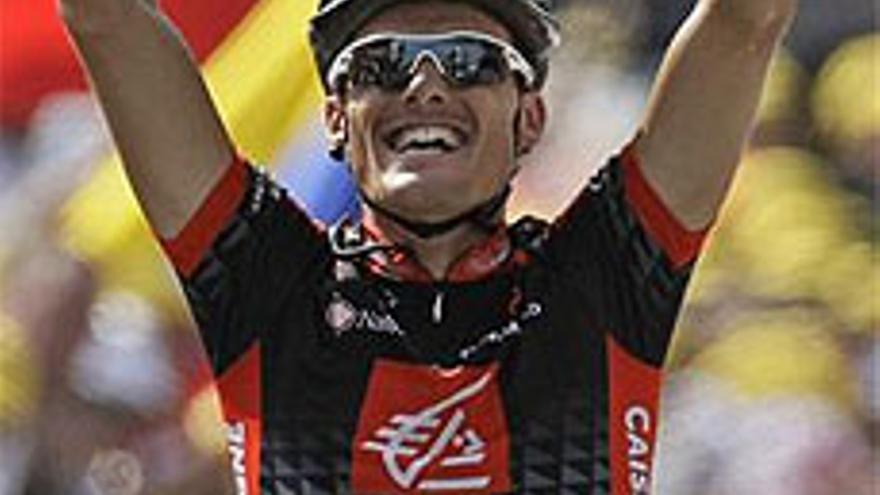 El español Luis León Sánchez gana la octava etapa del Tour