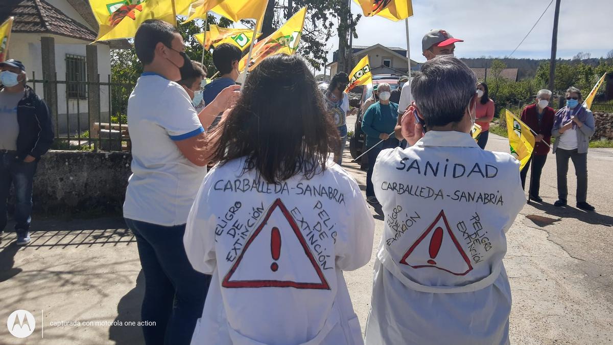 Protesta en Sagallos