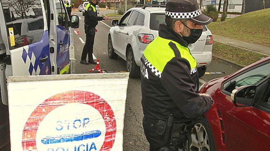 Un dels controls de la Policia Local de la setmana passada.