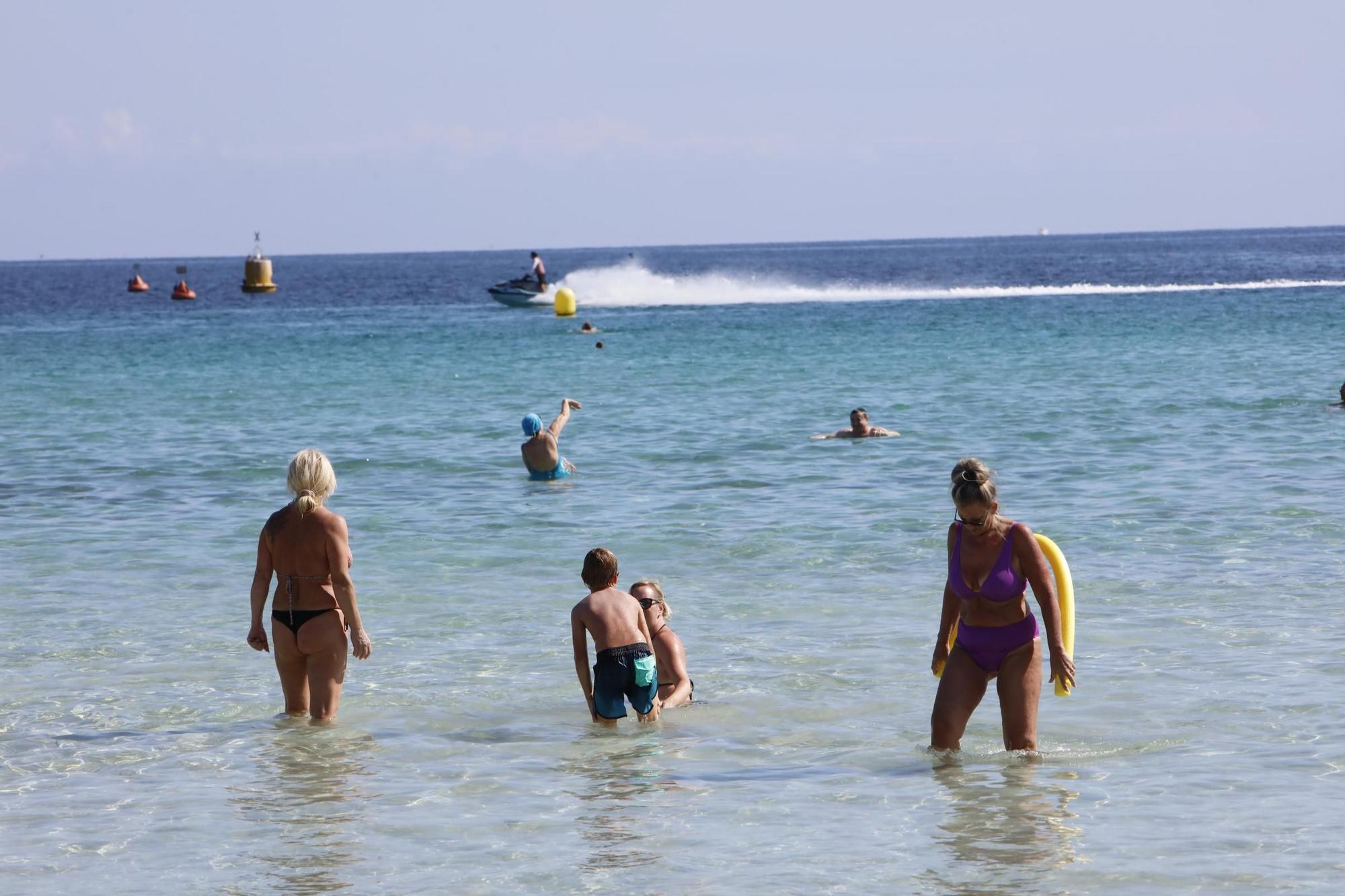 Sommer-Urlaub im Oktober: So sieht es derzeit am Strand von Alcúdia auf Mallorca aus