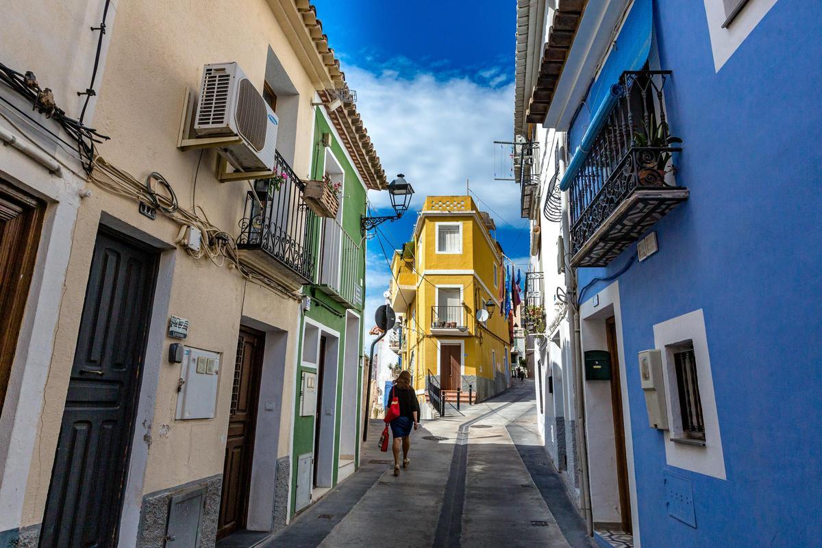 Casas de colores de La Vila.