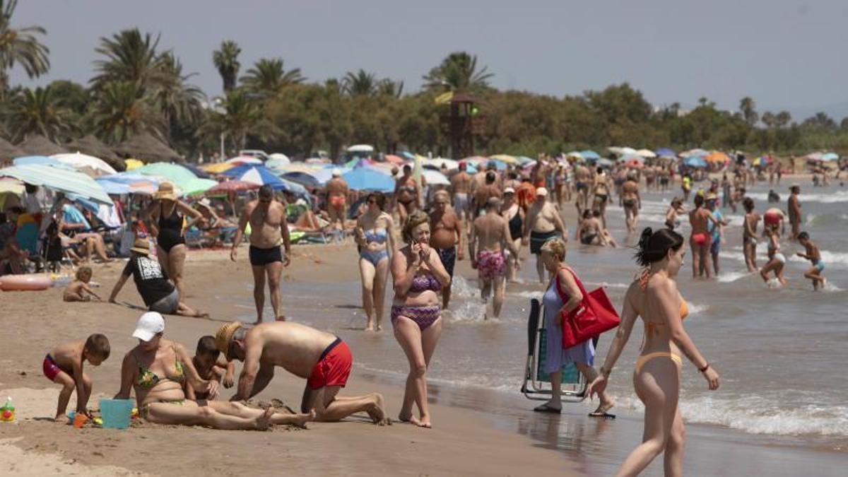Playa del Port de Sagunt, en iuna imagen de archivo.