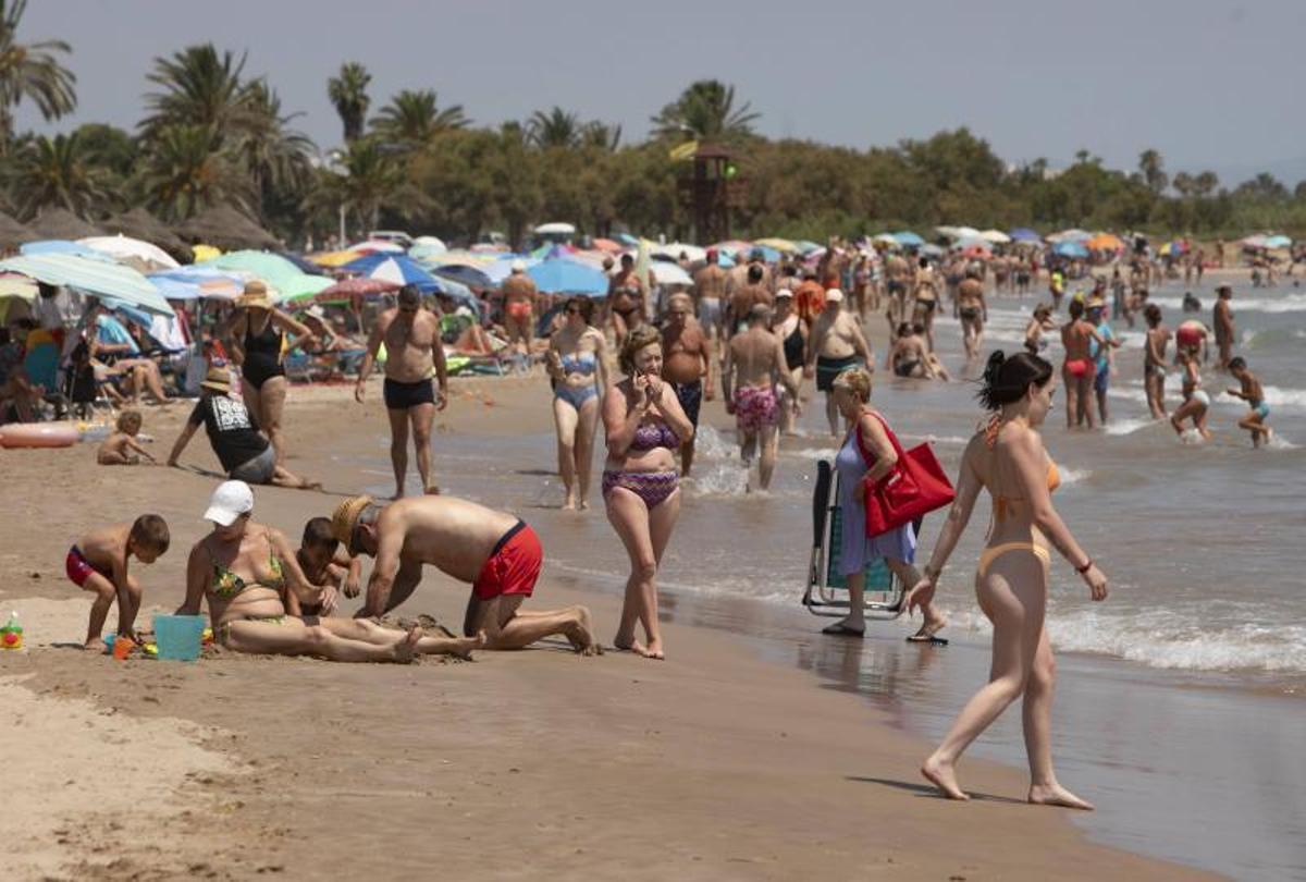 Playa del Port de Sagunt, en iuna imagen de archivo.