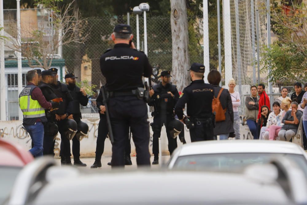 Operación policial en Burjassot