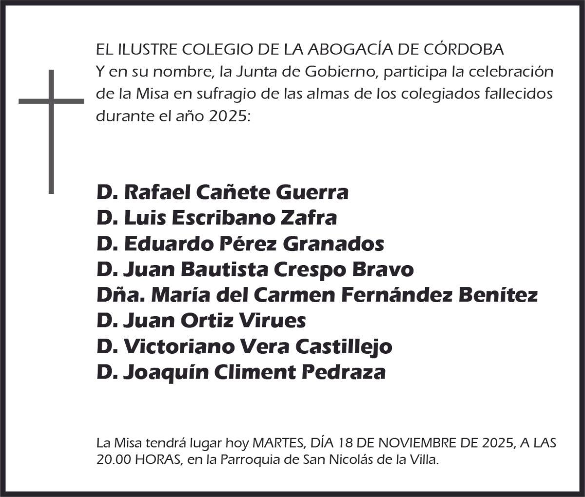 EL ILUSTRE COLEGIO DE LA ABOGACÍA DE CÓRDOBA