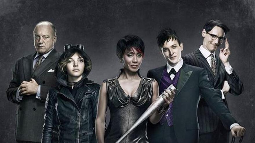 Algunos personajes de &#039;Gotham&#039;.