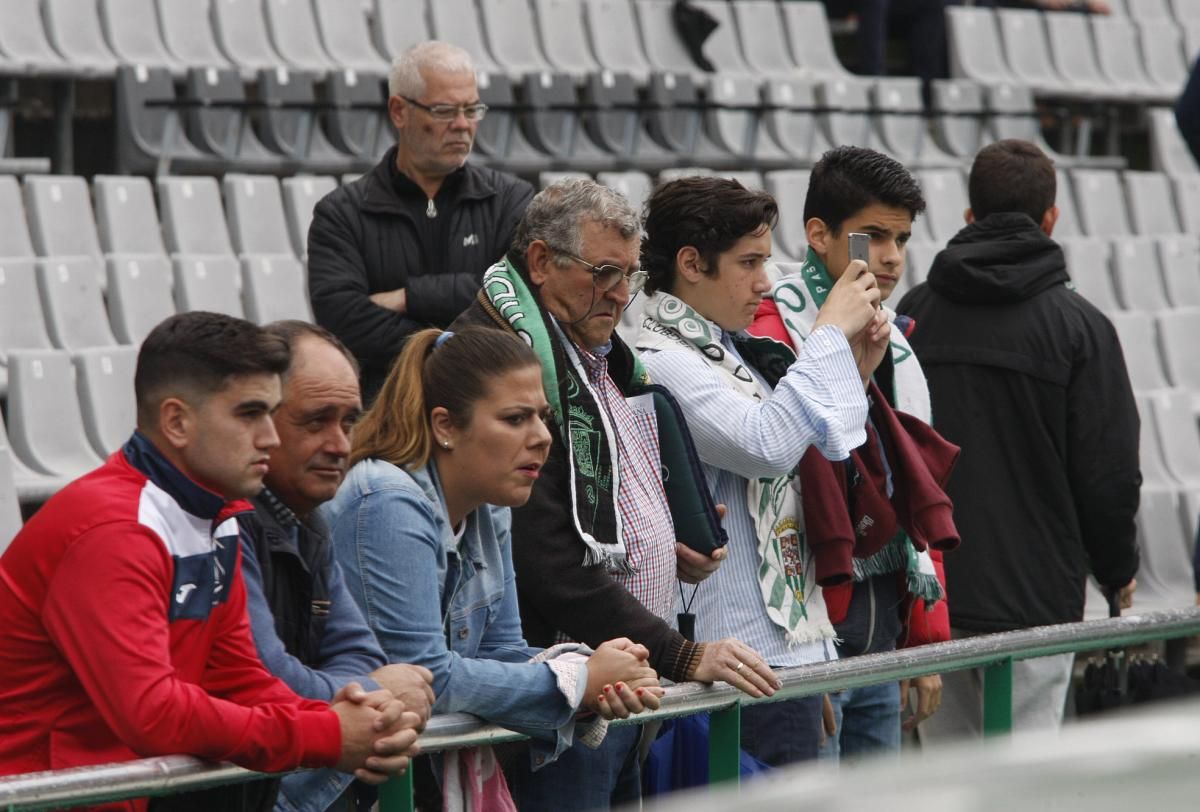 La afición cordobesista en el partido contra el Mallorca