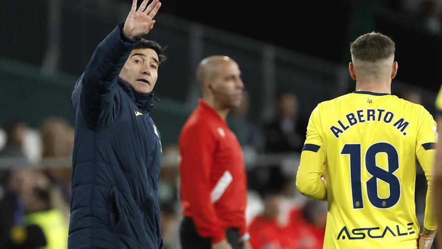 Marcelino, tras la victoria del Villarreal ante el Betis: &quot;El orgullo y la ambición tras lo de Marsella es de ensalzar&quot;