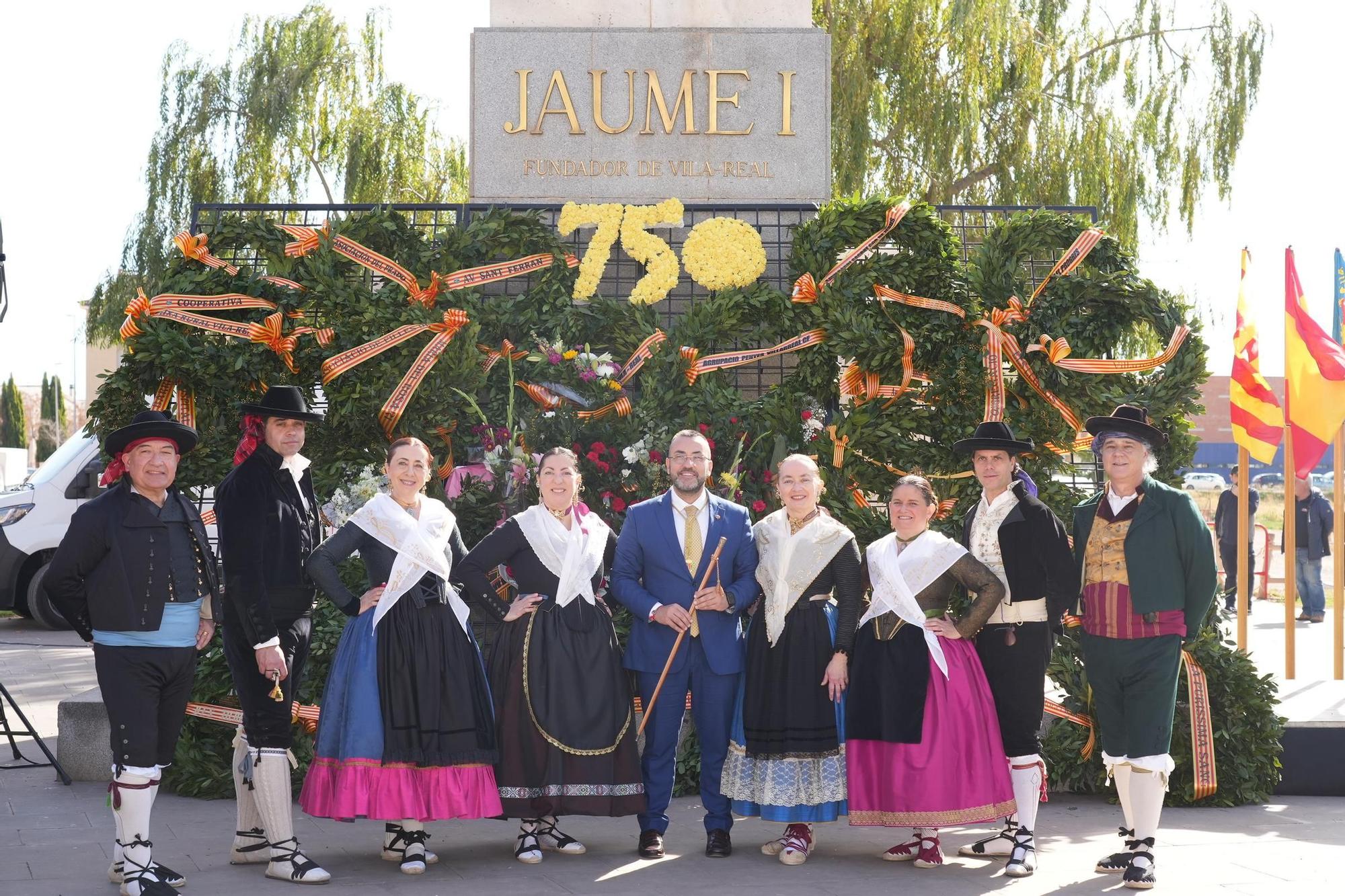 Las mejores imágenes del homenaje a Jaume I, que inicia los actos para celebrar los 750 años de Vila-real