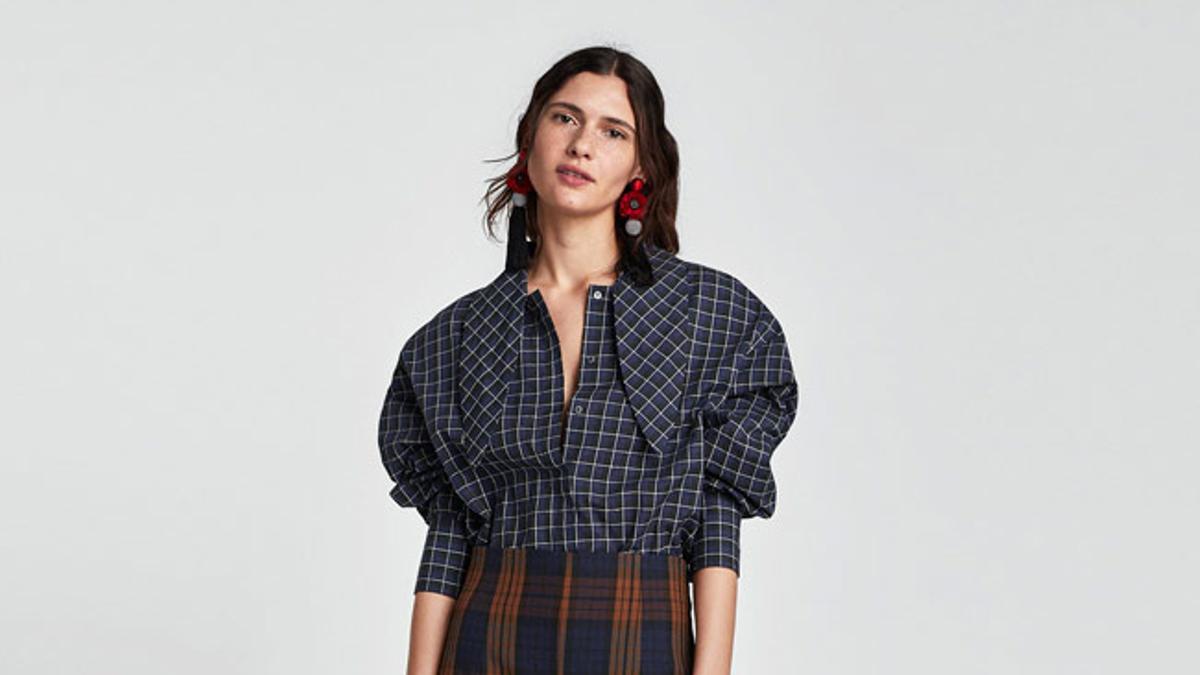 El mix de estampados de cuadros de Zara para esta temporada