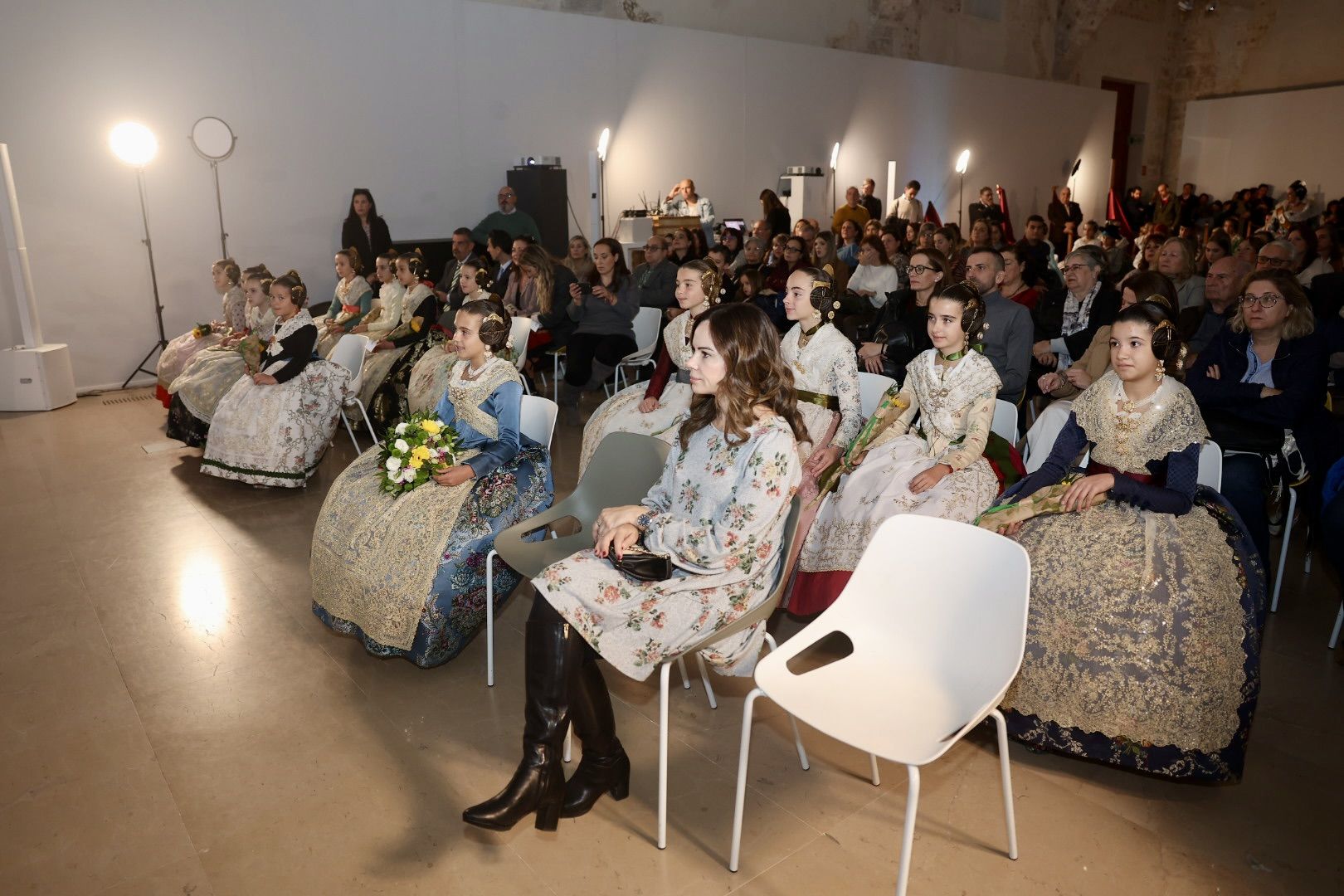 La fiesta de las fallas del Pilar-Sant Francesc con Marina y la corte infantil