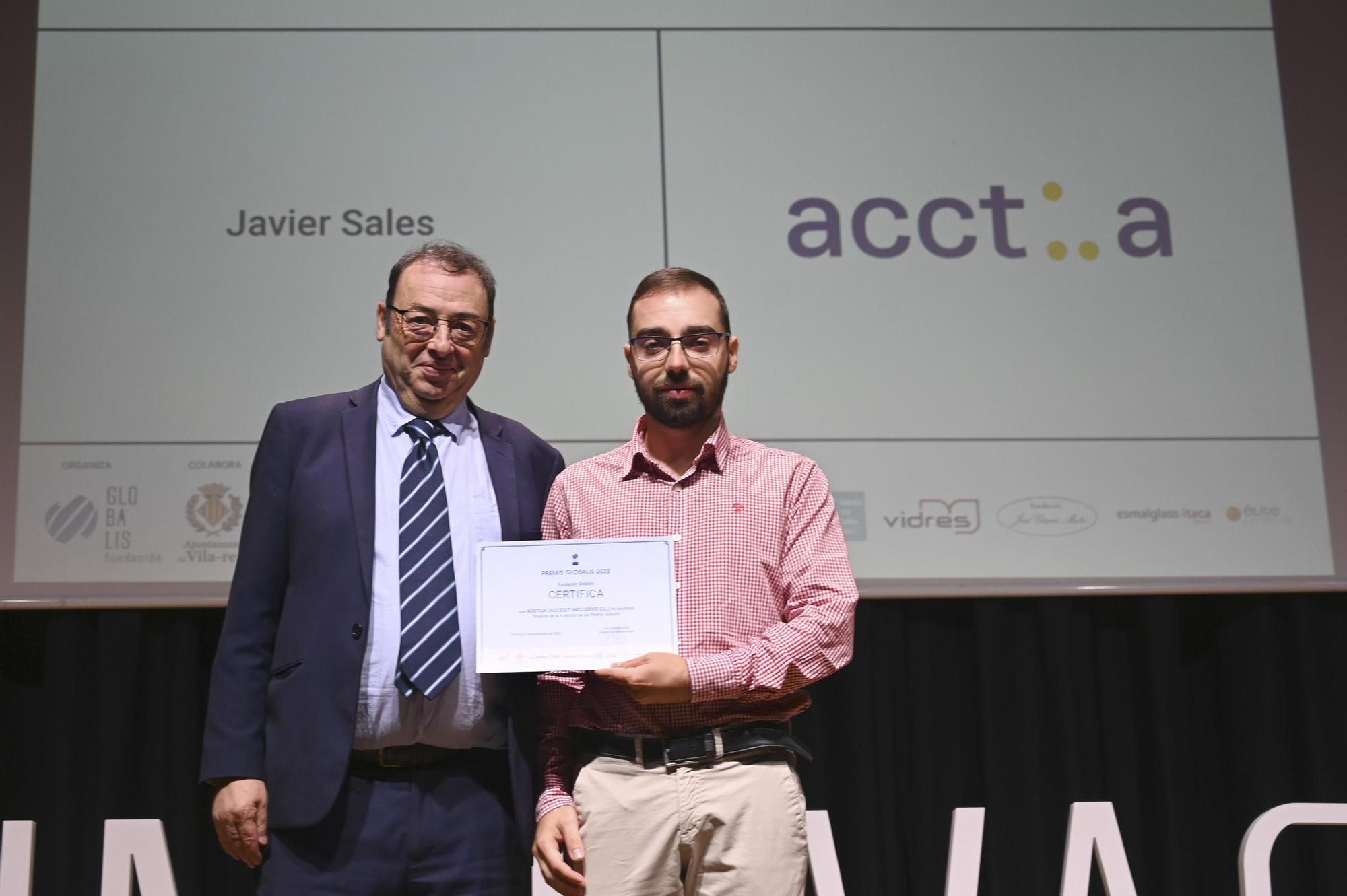 Las imágenes de la entrega de los Premios Globalis en Vila-real