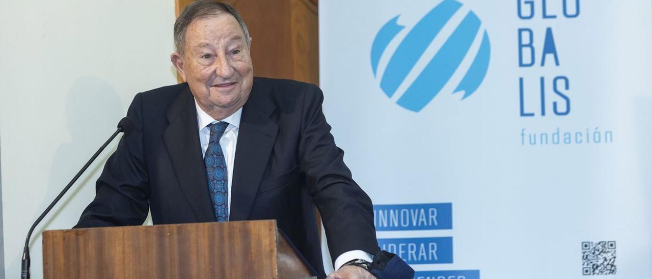 El empresario Pablo Baigorri se ha mostrado agradecido y emocionado al recibir el reconocimiento de la Fundación Globalis.