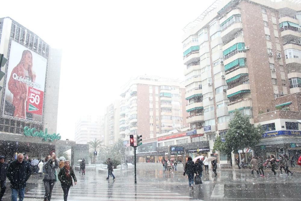 Nieve en Murcia