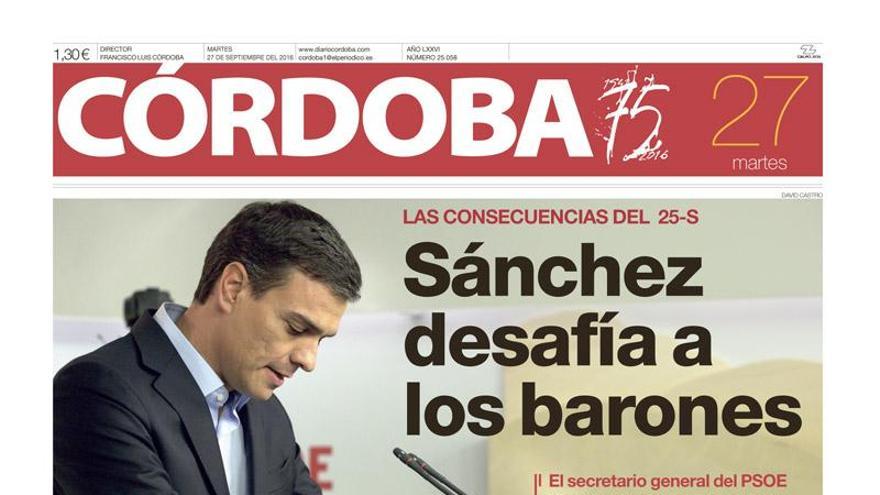 La portada de CÓRDOBA