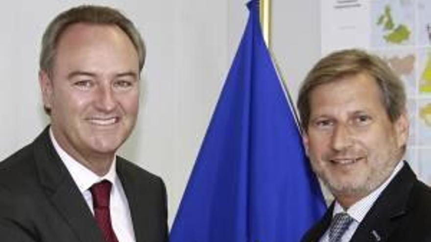 El Consell tiene pendientes de recibir 153 millones de la UE del periodo 2007-13