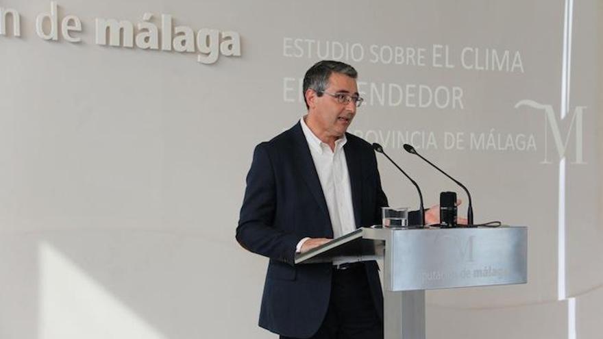 El estudio sobre los emprendedores fue presentado por Francisco Salado, vicepresidente de la Diputación.