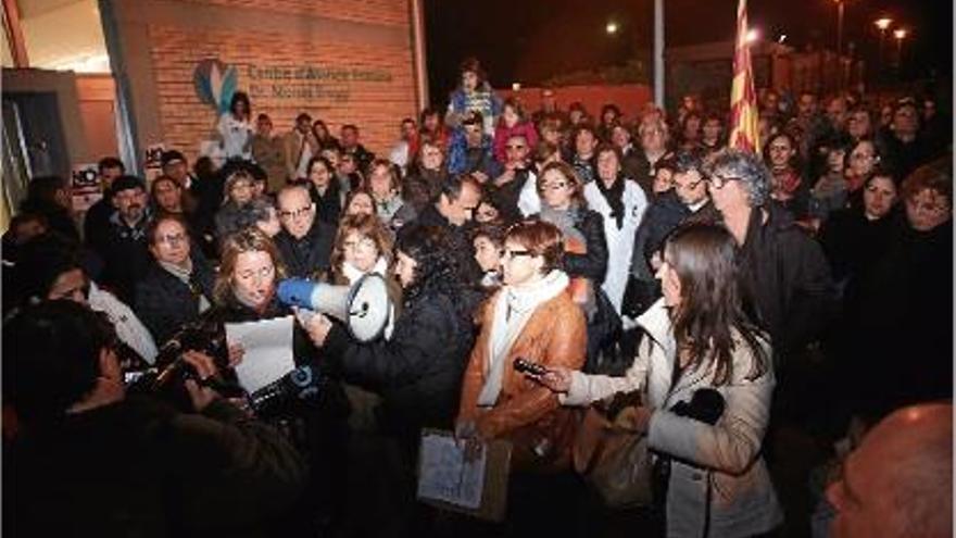 Una imatge de la manifestació contra el primer concurs d&#039;adjudicació, l&#039;any 2013.