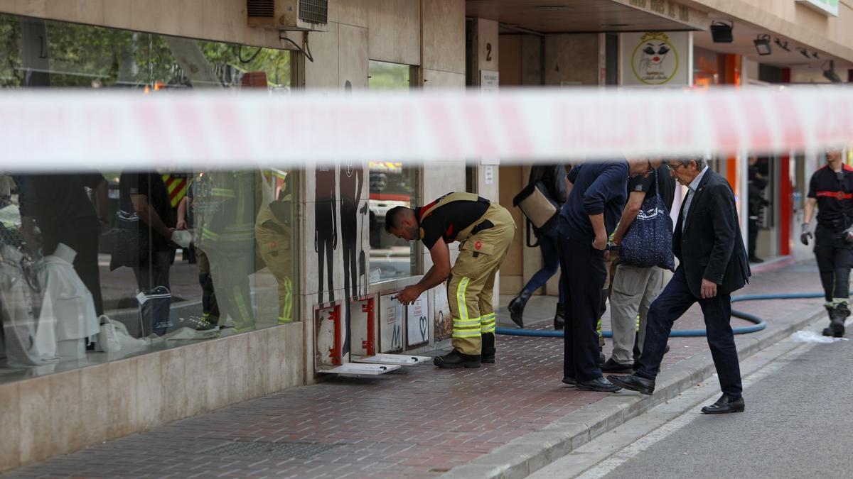 Una fuga de gas el origen del incendio de un piso en Valencia