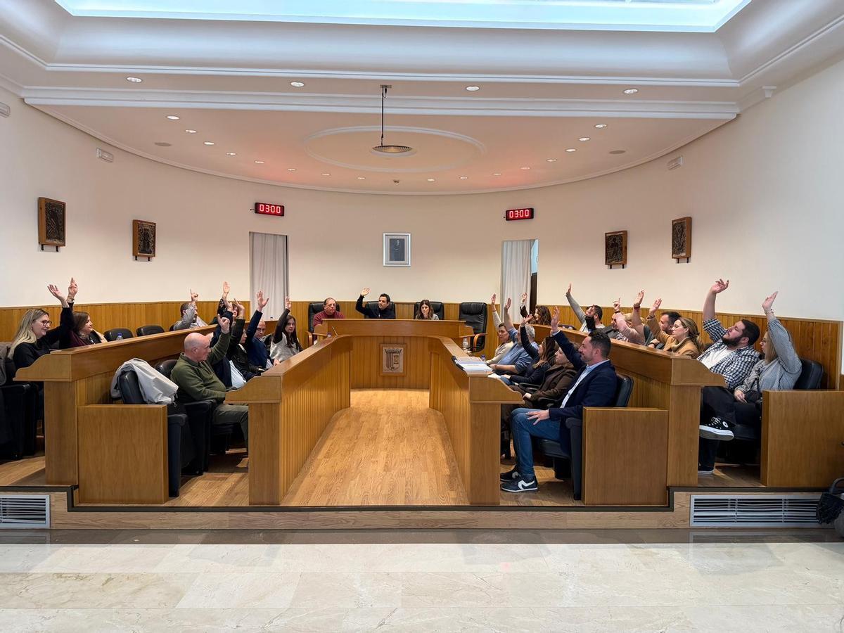 Pleno extraordinario del Ayuntamiento de Paterna celebrado este viernes.