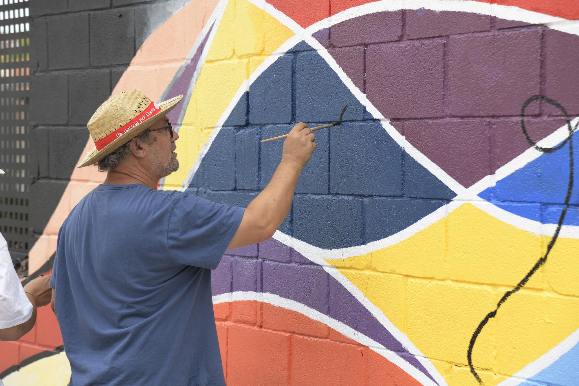 Los murales de la primera edición de #StreetArt Paiporta empiezan a tomar forma