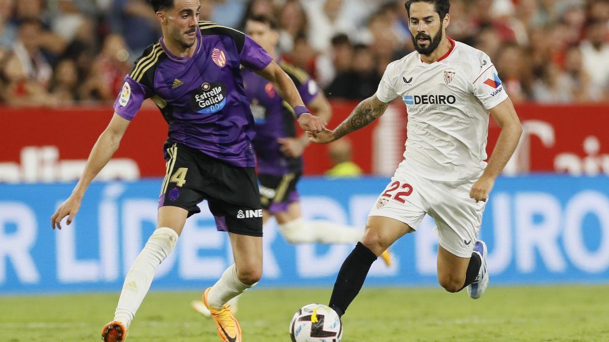 Isco, en el Sevilla - Valladolid.