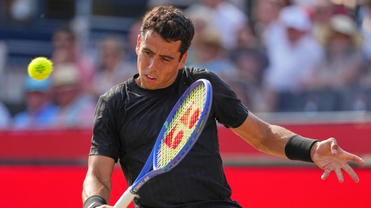 Jaume Munar, durante el partido ante Alcaraz