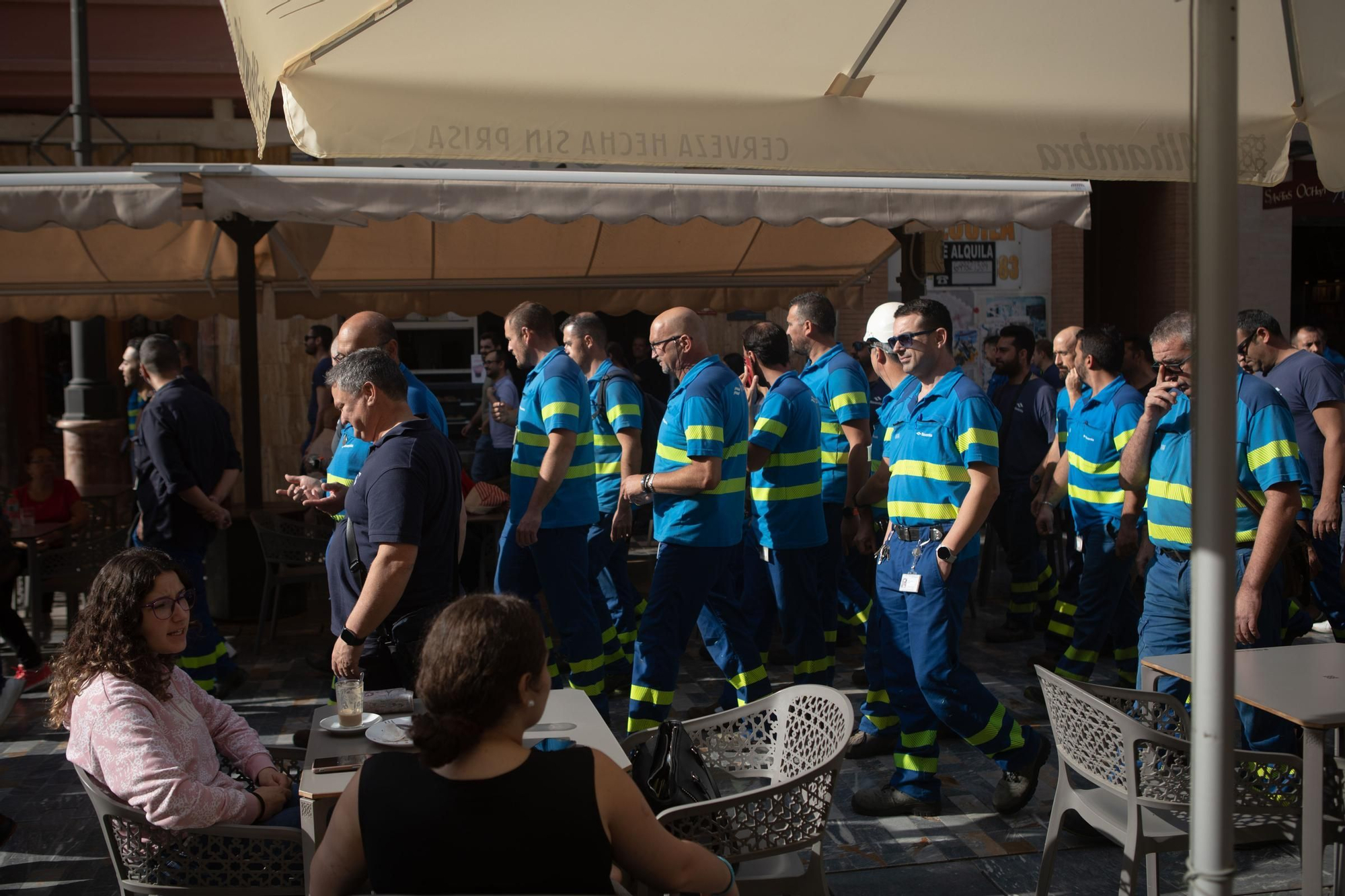 Protesta de los trabajadores de Navantia
