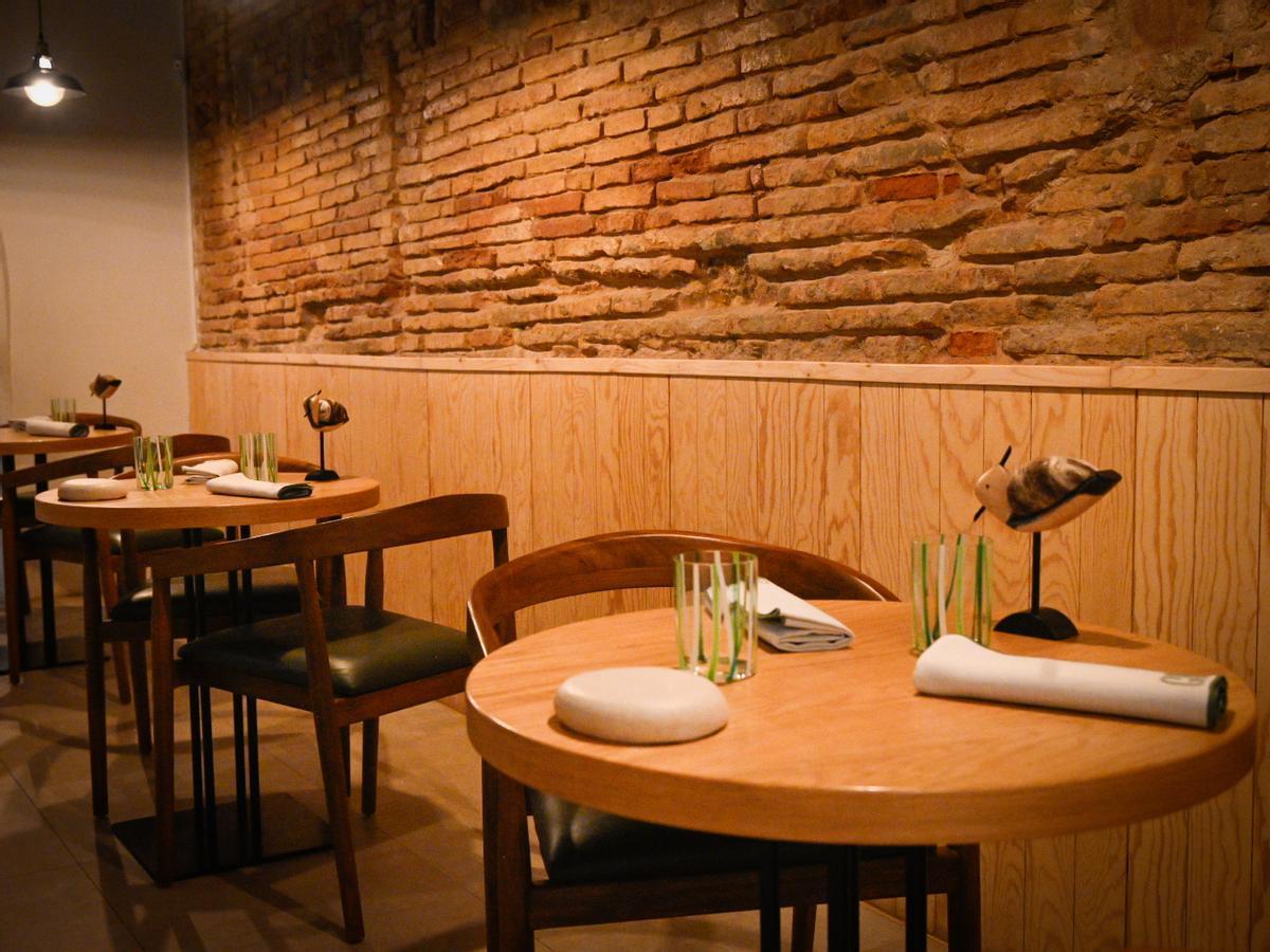 Una mesa del restaurante Gurí