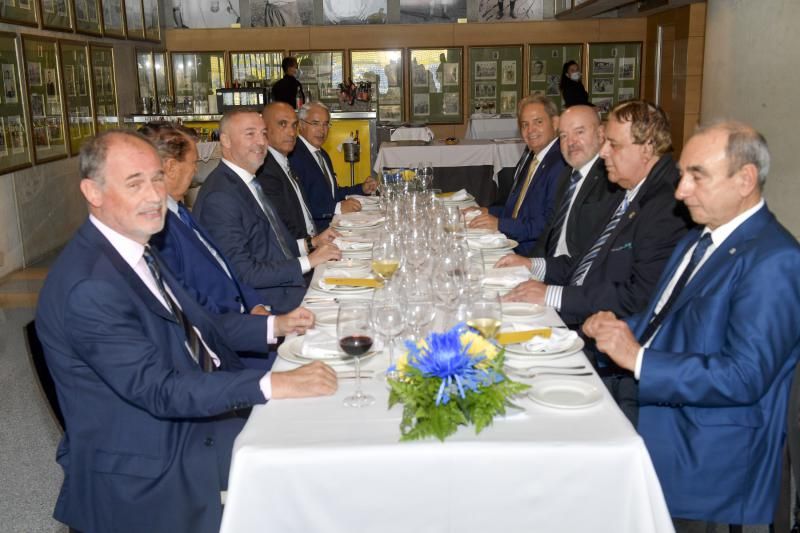 Almuerzo de los presidentes de la UD Las Palmas y el CD Tenerife