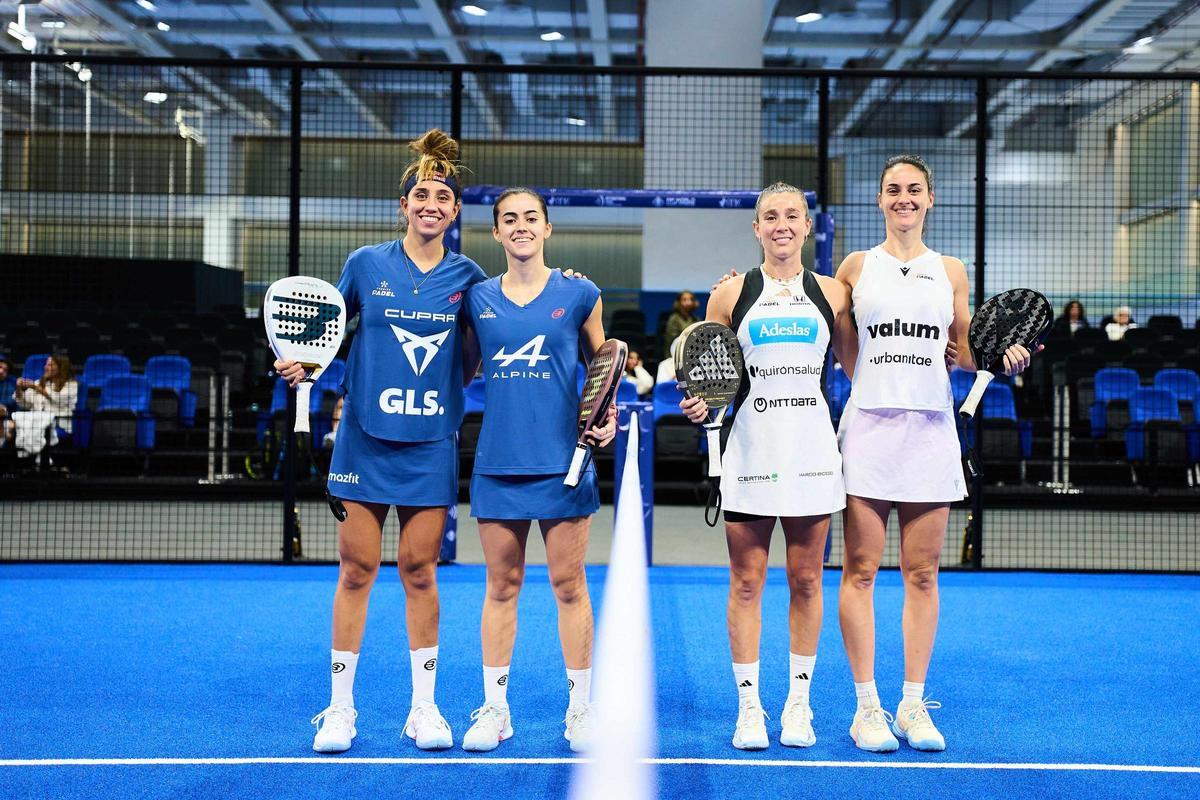 Foto: Mariano CastroMartita y Tamara vencieron a las número 3, Claudia y Bea