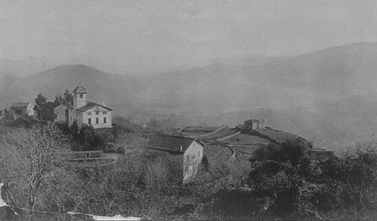Vista de la Quinta de Arriba e Iglesia de San Juan.