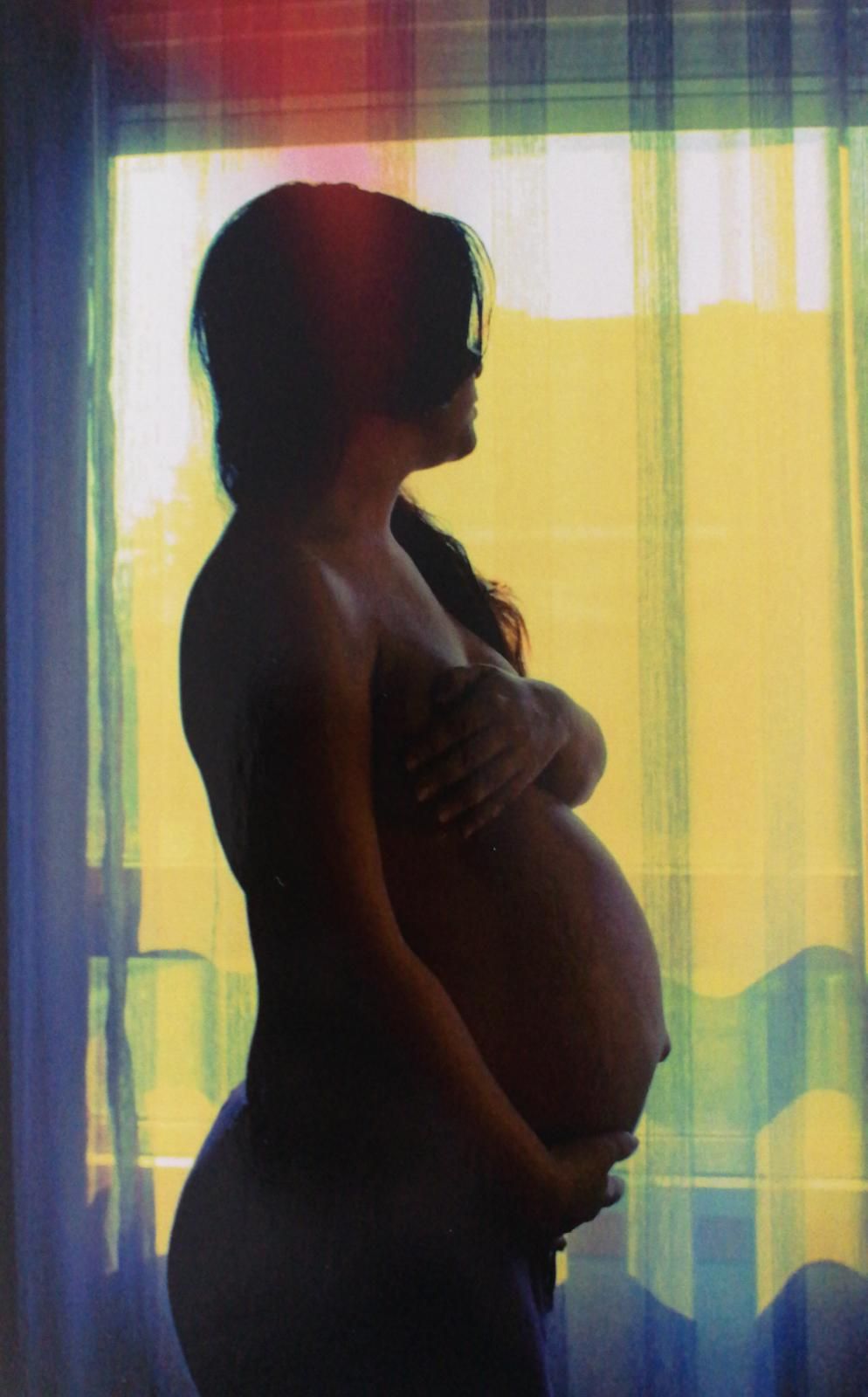 La extremeña Sandra Gallego en su etapa final de embarazo.
