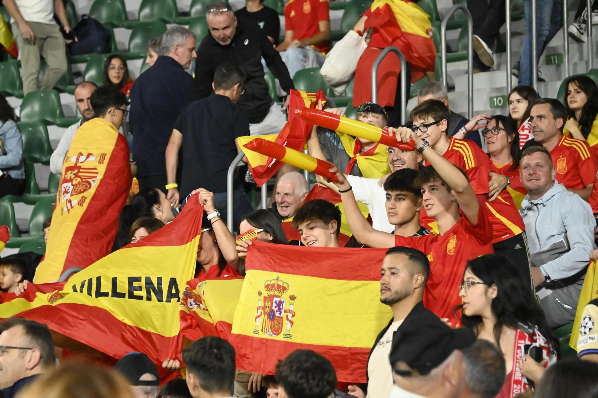 España - Georgia, en imágenes