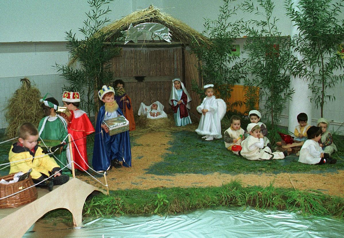 Los arriesgados belenes vivientes de las navidades pasadas