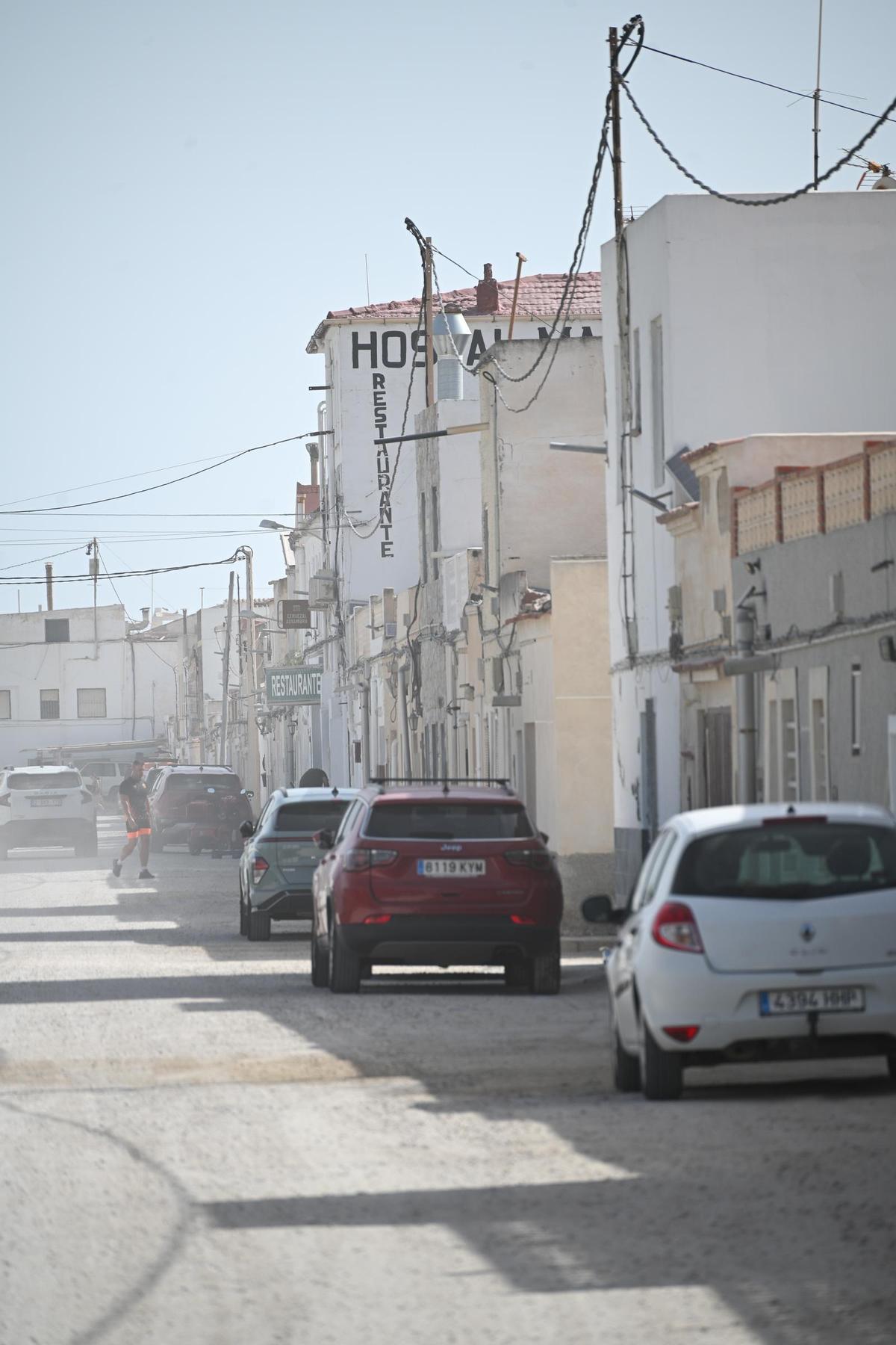 Imagen del Pinet donde se aprecia la falta de farolas de iluminación pública