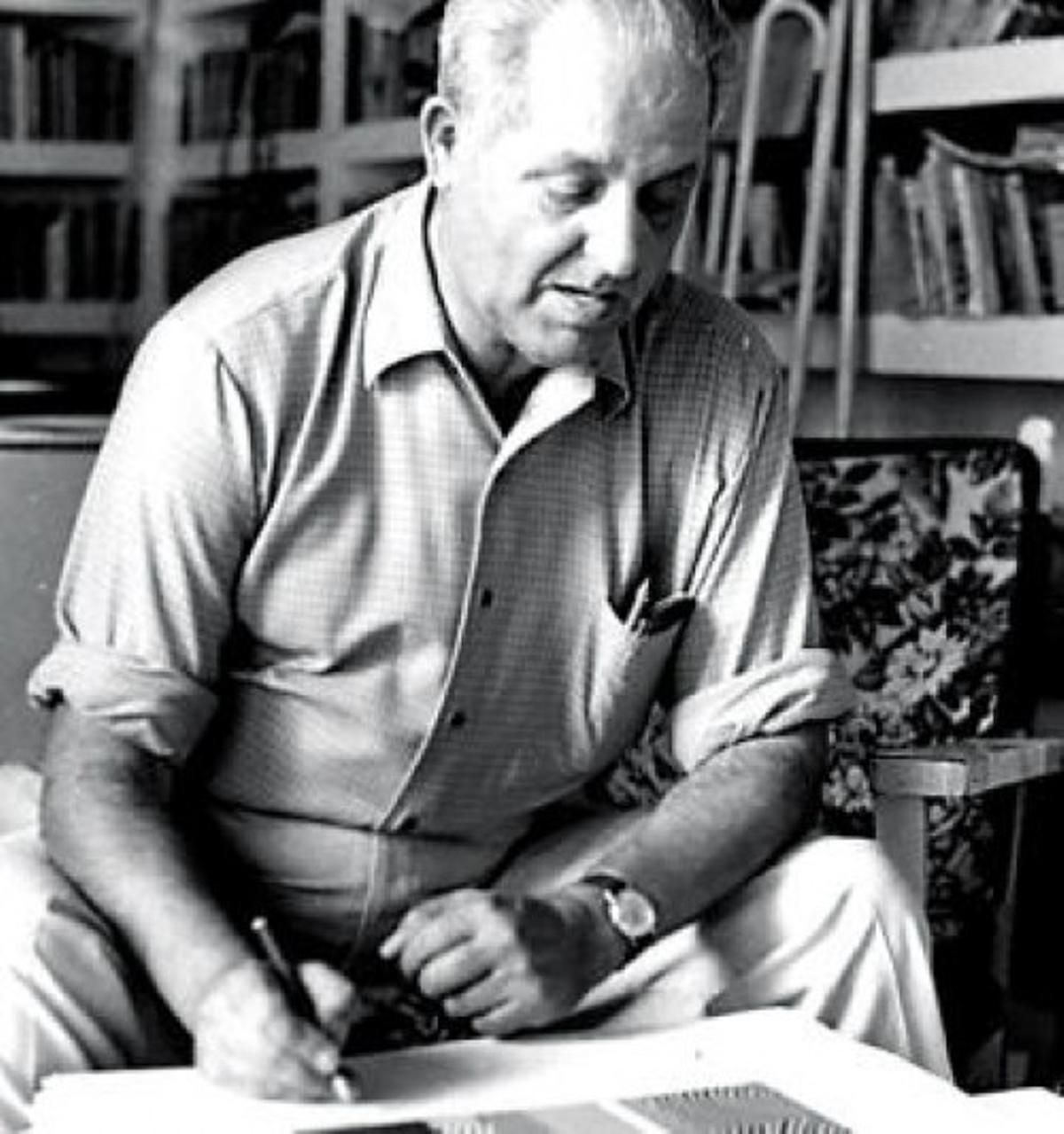 El artista Felo Monzón (1910-1989).