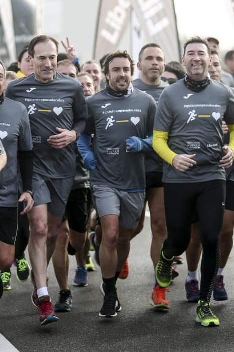 Carrera de Navidad de Fernando Alonso en La Morgal