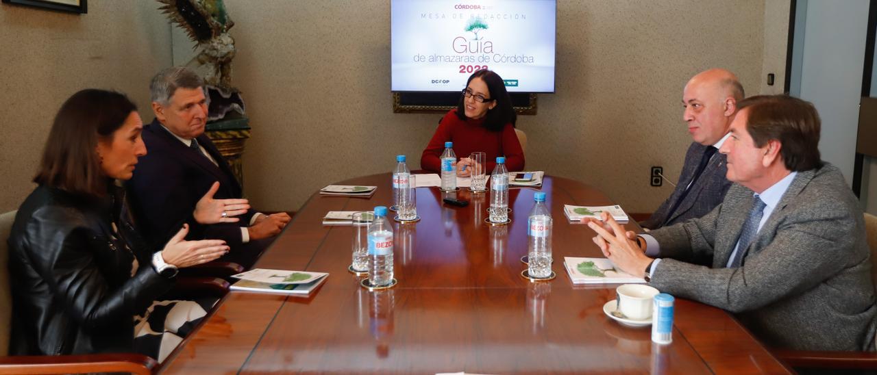 Belén Luque, Rafael Sánchez de Puerta, Pilar Cobos, Antonio Ruiz y Ricardo López-Crespo, durante la mesa de debate celebrada en Diario CÓRDOBA.