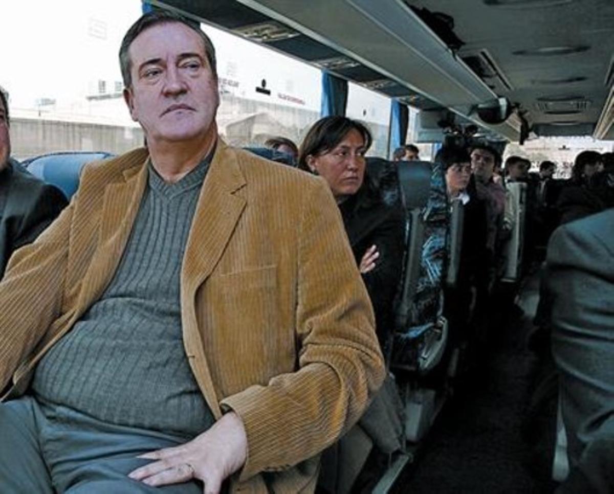 Jesús María Canga, en una visita d’obres el 2008. Jesús María Canga, en una visita d’obres el 2008.