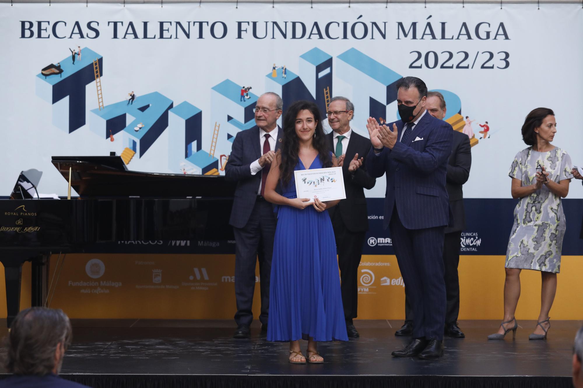 Entrega de las becas talento de la Fundación Málaga 22/23
