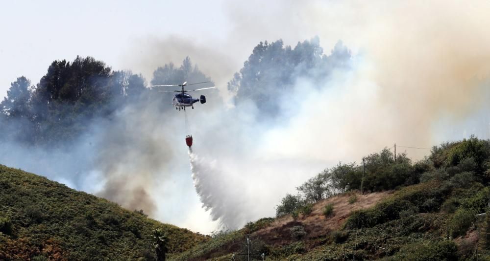 Las imágenes del gran incendio en Gran Canaria