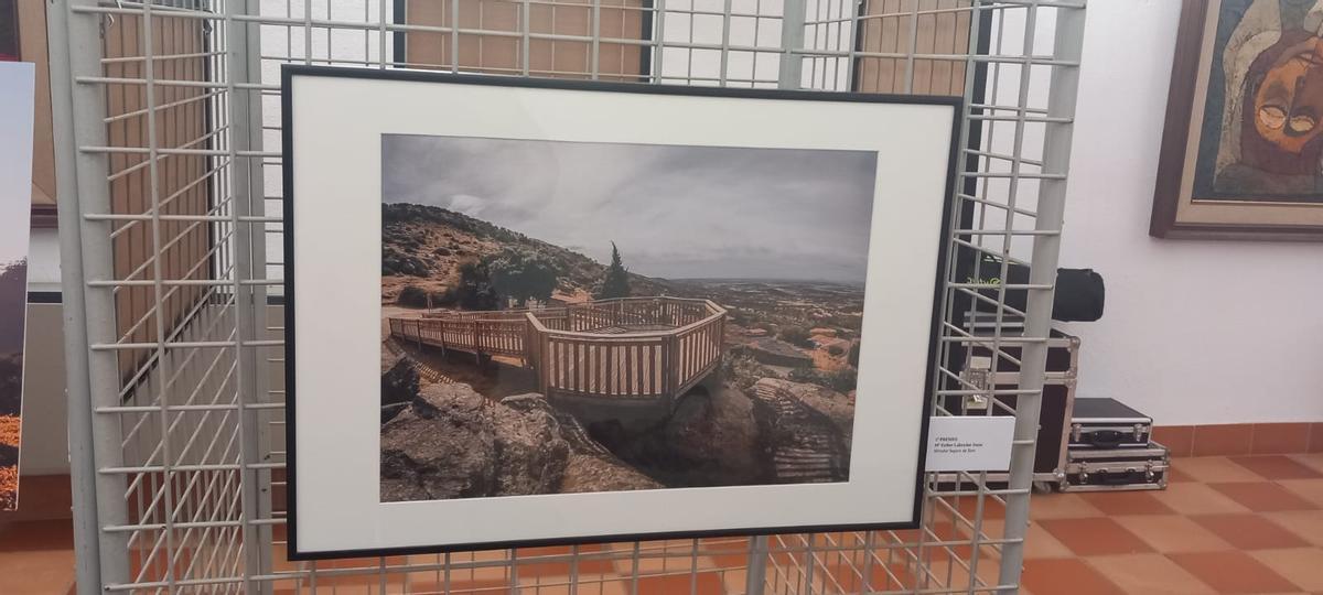 La obra ganadora, “Mirador de Segura de Toro”.